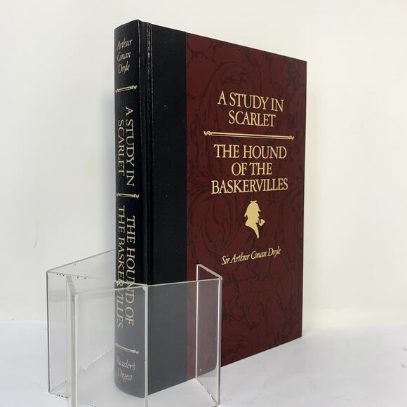 Study in Scarlet Hound of Baskervilles Readers Digest Hardcover Book Homeschool - Picture 8 of 8